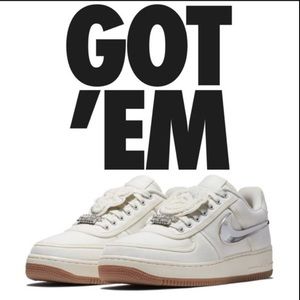 Travis Scott Air Force 1 “Sail”